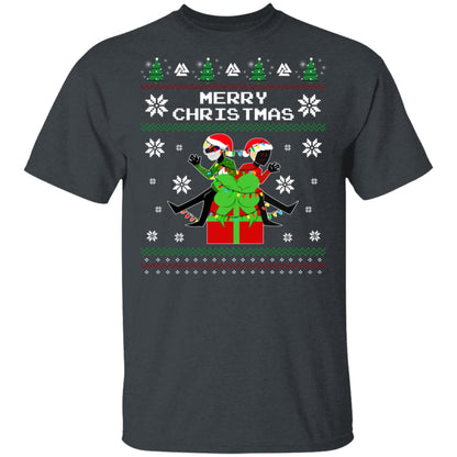Merry Christmas Funny T-shirt, Funny Christmas Family Gift Idea