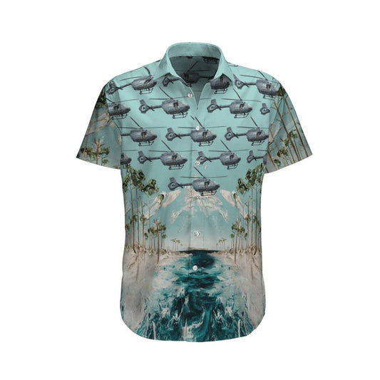 Eurocopter AS555 Fennec French Air Force Hawaiian Shirt,Hawaiian Shirt Gift,Christmas Gift