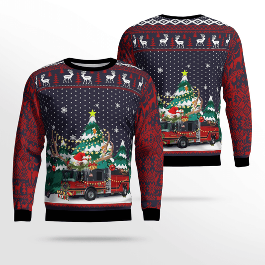 Fern Creek Fire Department Christmas Ugly Sweater, Christmas Ugly Sweater, Christmas Gift, Gift Christmas 2024