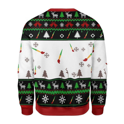 Frida Kahlo Ugly Christmas Sweater, Christmas Ugly Sweater, Christmas Gift, Gift Christmas 2024