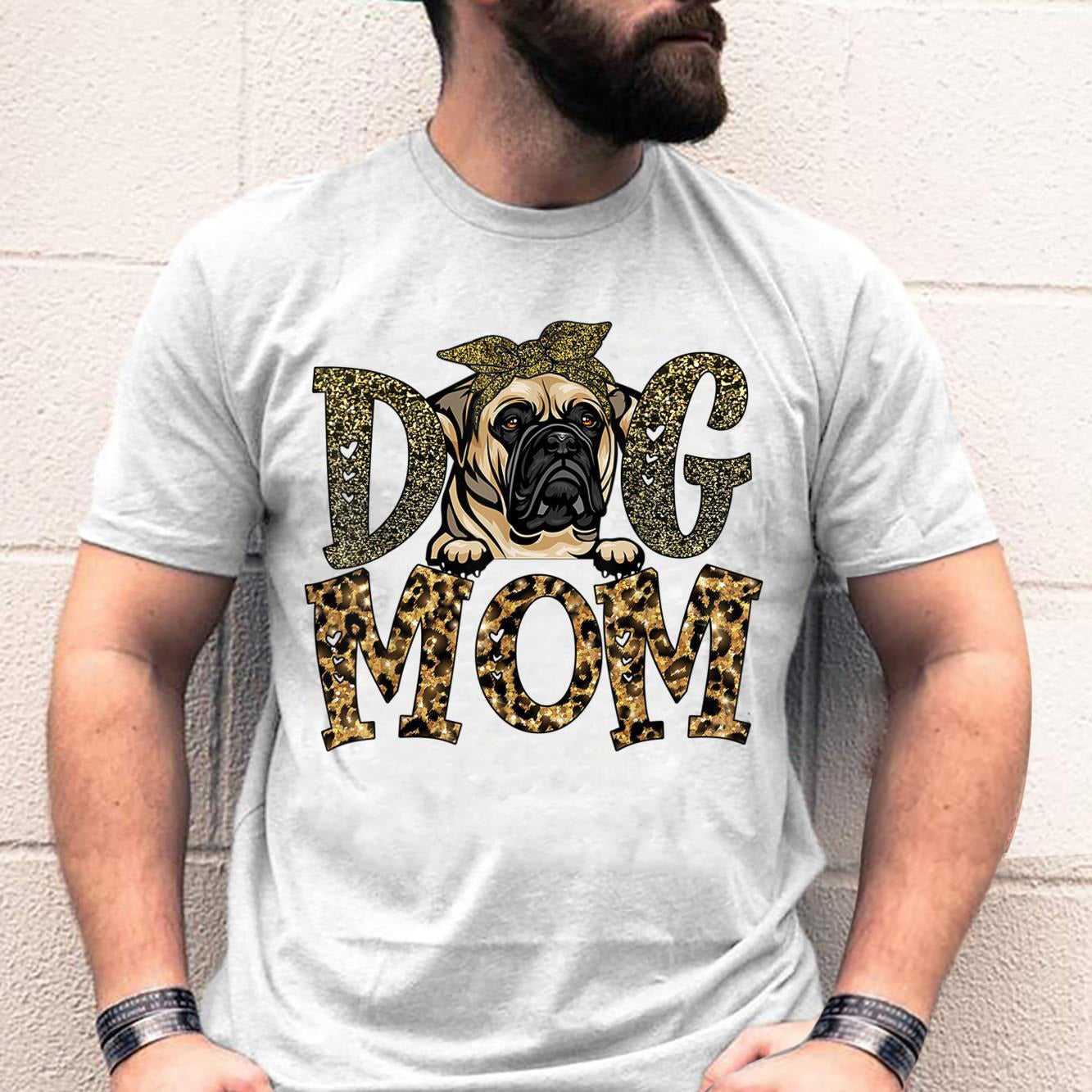 Funny Bull Mastiff Dog Mom Mother's Day Shirt