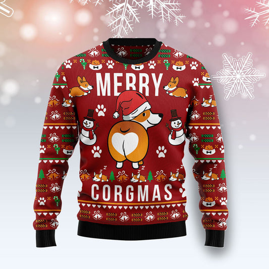 Funny Corgi Merry Corgmas Ugly Christmas Sweater, Christmas Ugly Sweater, Christmas Gift, Gift Christmas 2024