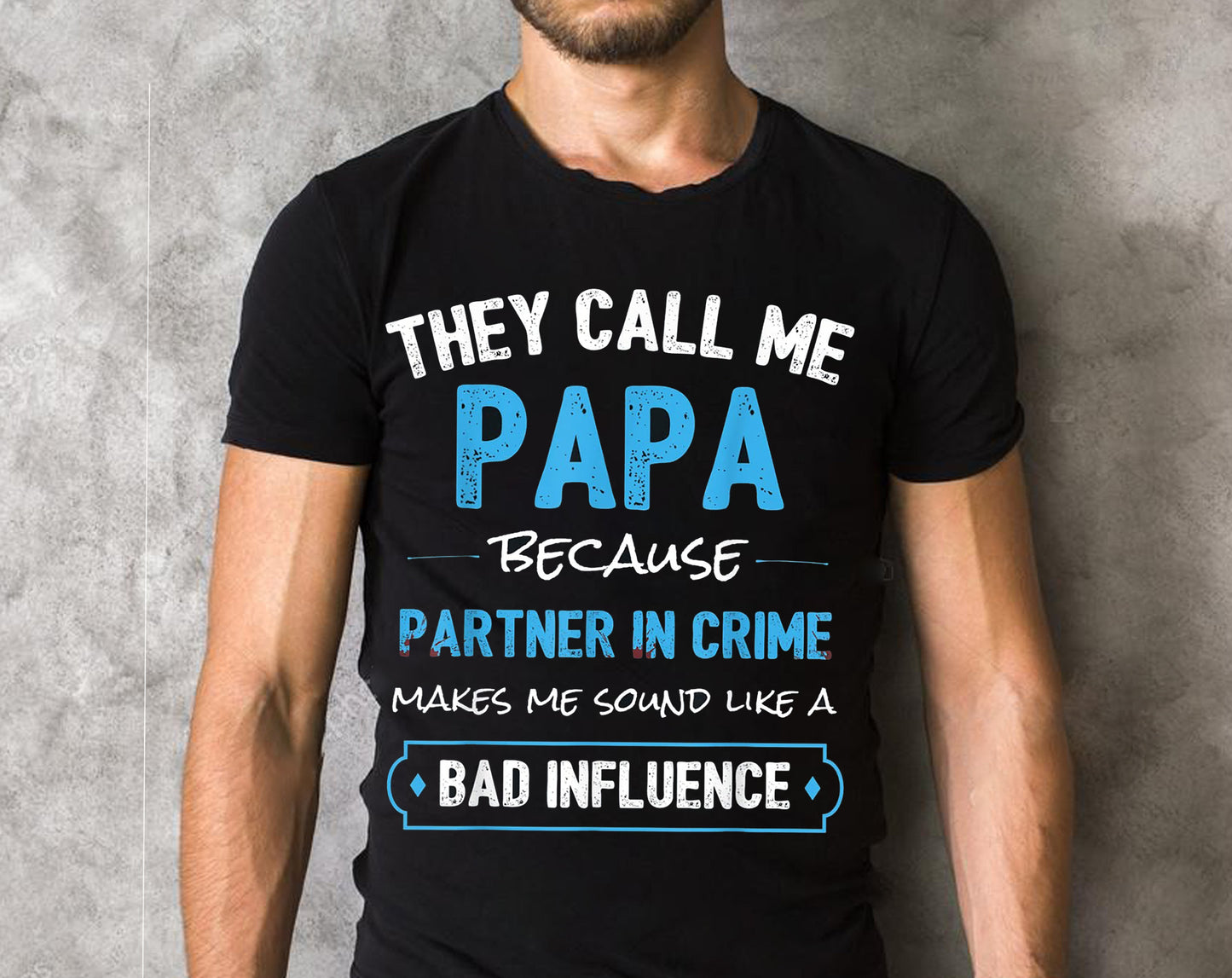 Funny Grandpa Gifts Shirts, Papa Partner In Crime Shirt T-Shirt