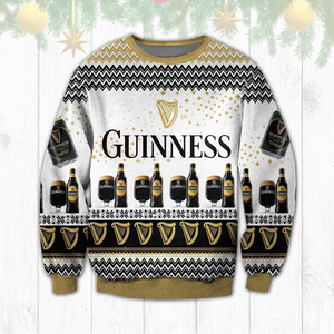 Guinness Black Beer Ugly Christmas Sweater Tshirt Hoodie Apparel,Christmas Ugly Sweater,Christmas Gift,Gift Christmas 2024