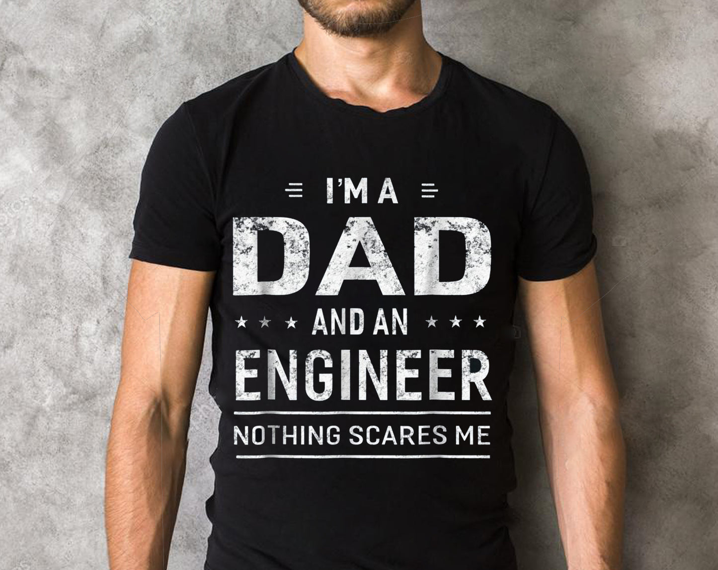 I'm A Dad And Engineer T-shirt For Men Father Funny Gift