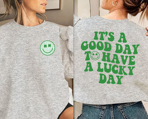 It's a Good Day to Have a Good Day Hoodie, Trendy Hoodie, Trendy Sweatshirt, Aesthetic Hoodie, Words on Back Hoodie, Cute Hoodie