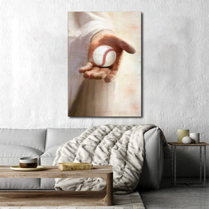 Jesus God Baseball take my hand, Jesus Canvas, Baseball lover Canvas