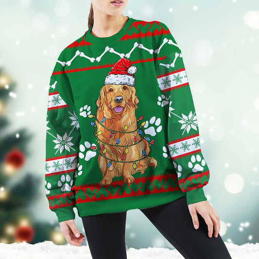 Labrador Green Christmas Sweatshirt, Christmas Ugly Sweater,Christmas Gift,Gift Christmas 2024