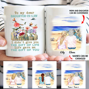 Life gave me the gift of you personalised gift customized mug coffee mugs gifts custom christmas mugs