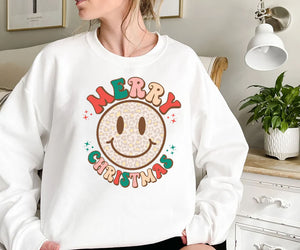 Merry Christmas Sweatshirt, Womens Christmas Crewneck, Womens Christmas Sweatshirt, Christmas Tree Sweatshirt, Womens Christmas Pajamas