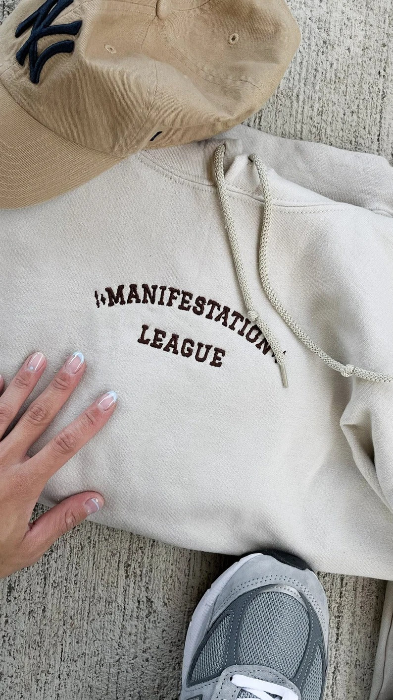Manifestation League Embroidered Hoodie