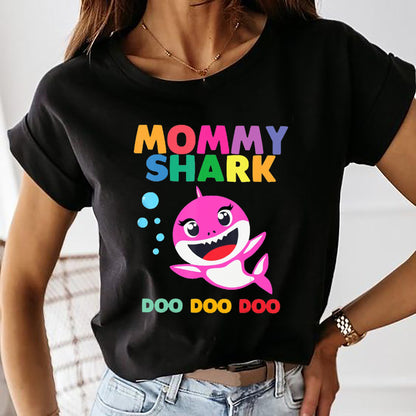 Mommy shark Funny Shirt2
