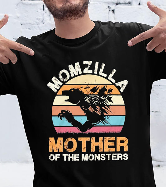 Momzilla Mother Of The Monsters Vintage Retro Tee T Shirt 22