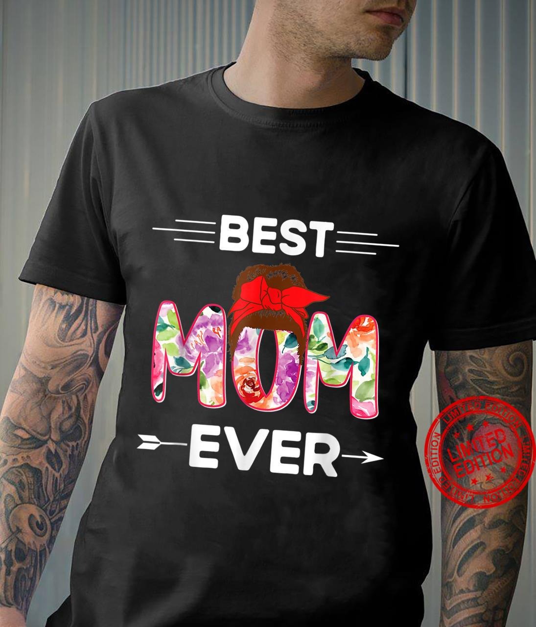 Mother's Day 2021 Shirt Best Mom Ever Messy bun mommy Tee T Shirt