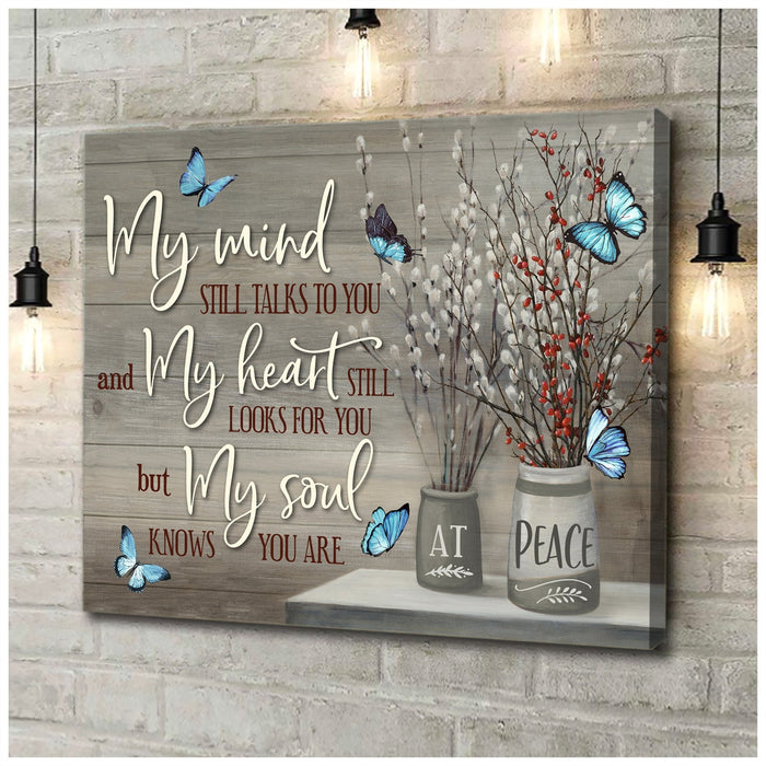 My Mind Still Talk To You Hummingbird Canvas Prints