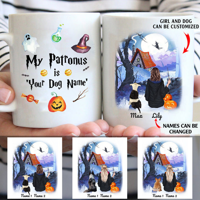 My Patronus Is My Dog personalised gift customized mug coffee mugs gifts custom christmas mugs