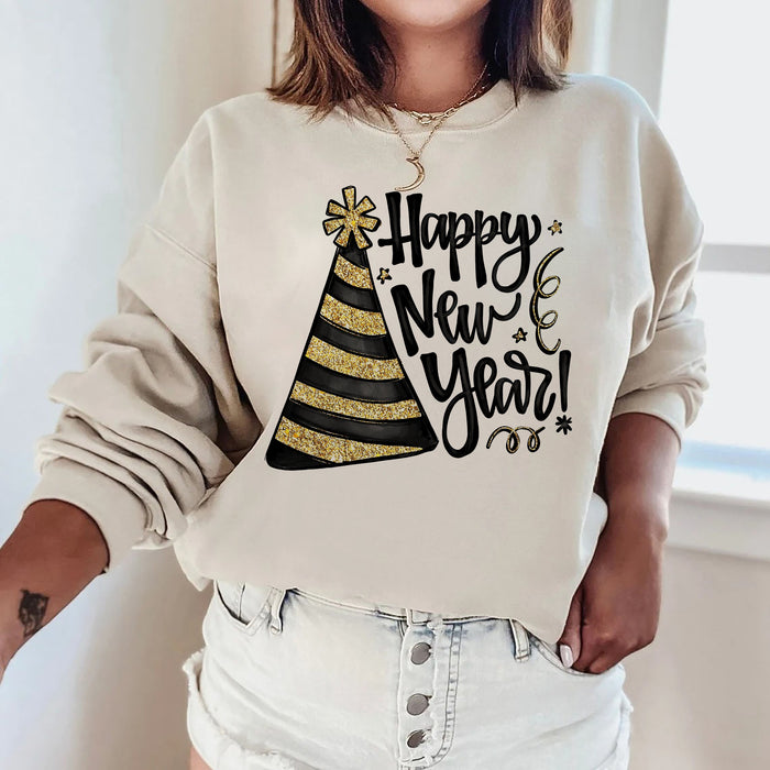 New Year Sweatshirt, Funny New Year Tee, Happy New Year 2022 Sweatshirt, Happy New Year Sweatshirt, New Year Gift, Christmas Gift Sweatshirt