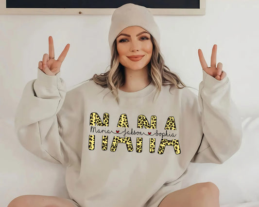 Custom Nana Sweatshirt, Nana Shirt, New Nana Gift, Mother's Day Gift, Grandma Gift, Nana Gift
