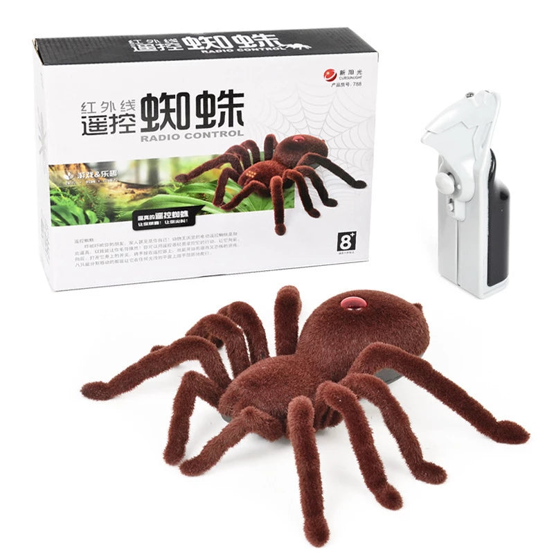 New Halloween Simulation Remote Control 11" 2CH Infrared Realistic RC Spider