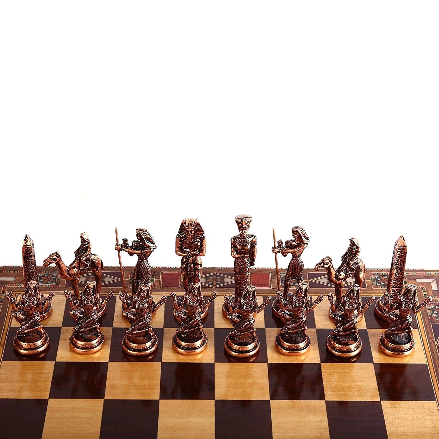 EGYPT PHARAOH ANTIQUE COPPER HANDMADE SCULPTURES AND STATUES
