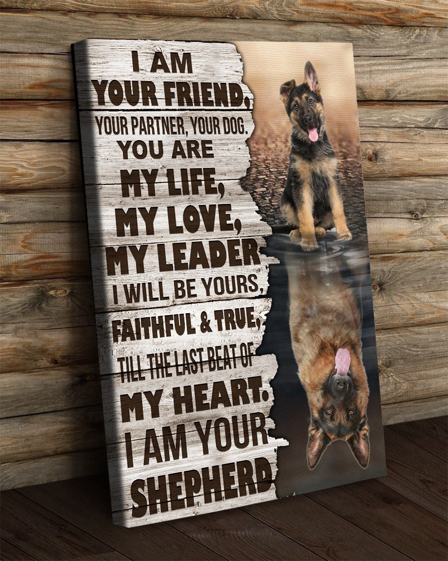 Perfektes Geschenk für Liebhaber des Deutschen Schäferhundes. Canvas-Shirt