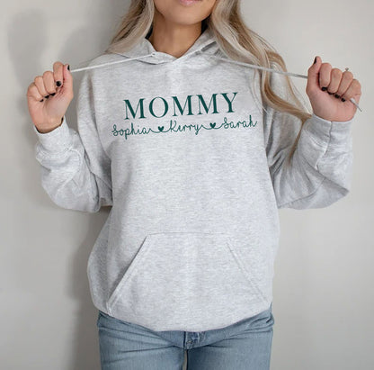 Personalized Mommy Sweatshirt, Gift For Mom, Gift For Grandma, Mommy Shirt Kids Names Shirt