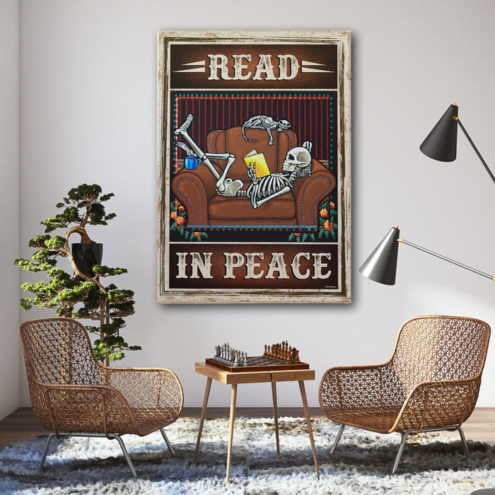 Read in Peace Canvas