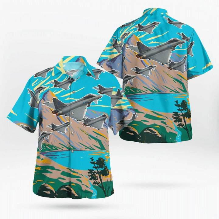 Royal Air Force Typhoon FGR4 ZK330 'EZ' of No. 6 Squadron Hawaiian Shirt,Hawaiian Shirt Gift,Christmas Gift