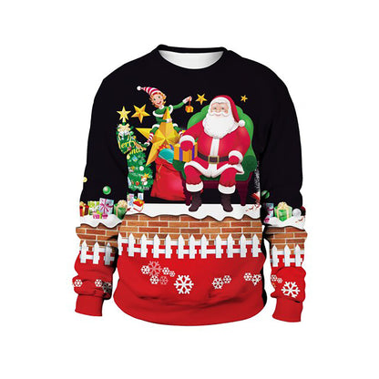 Santa Claus Christmas Sweater, Christmas Ugly Sweater, Christmas Gift, Gift Christmas 2024