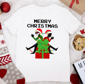 Merry Christmas Funny T-shirt, Funny Christmas Family Gift Idea