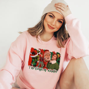 The Boys Of Winter Sweatshirt, Christmas Sweatshirt, Christmas Sweater, Christmas Crewneck, Holiday Sweaters for Women, Winter Sweatshirt