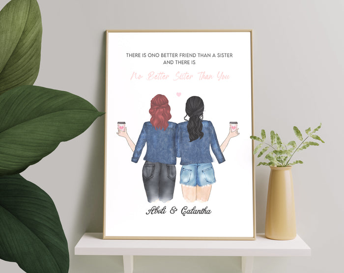 Personalized Picture Nice Gift for Cousin, Perfect Cousin Gift, Personal Cousins Print, Custom Best Friend Gift, Besties Print, Friendship Print, Family Gift, Gift For Her