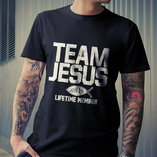 Team Jesus Christ T-Shirt - Stilvolles und stylisches Rundhals-T-Shirt