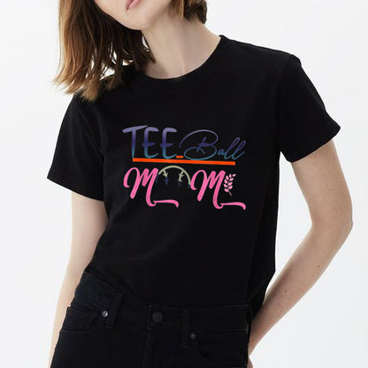 Teeball Mom Leopardball Mom Mother's Day 2021 Shirt