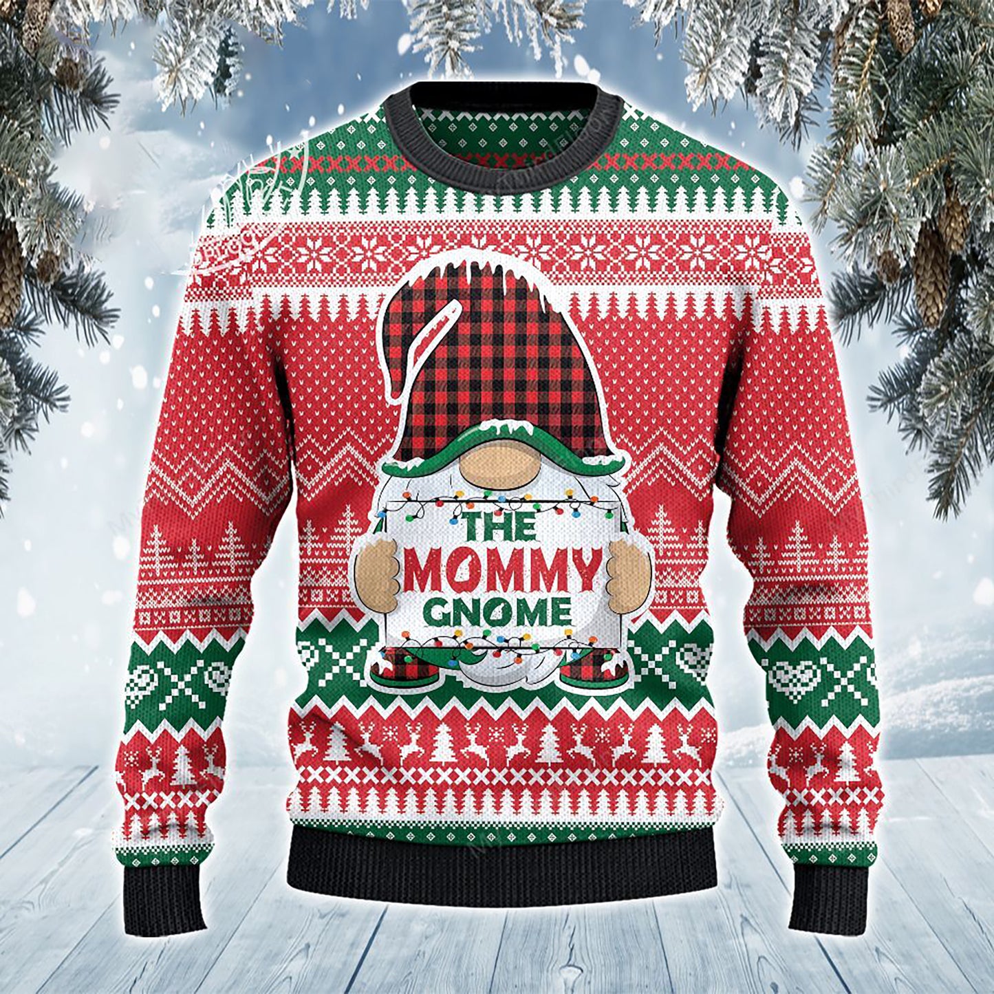The Mommy Gnome Christmas Gift Ugly Sweater, Christmas Ugly Sweater, Christmas Gift, Gift Christmas 2024