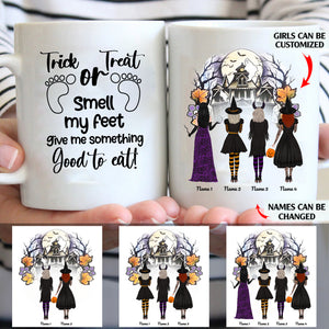 Trick Or Treat Give Me Something To Eat personalised gift customized mug coffee mugs gifts custom christmas mugs