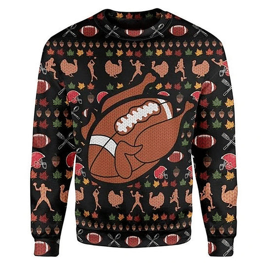 Turkey Ugly Christmas Sweater, Christmas Ugly Sweater, Christmas Gift, Gift Christmas 2024
