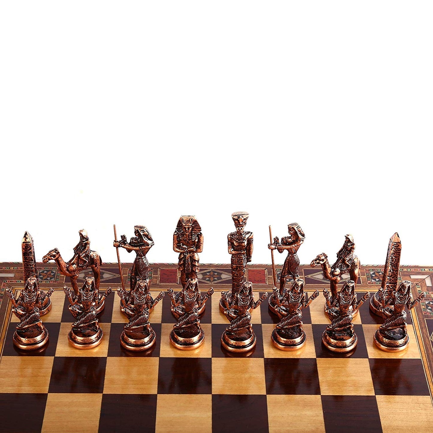 EGYPT PHARAOH ANTIQUE COPPER HANDMADE SCULPTURES AND STATUES