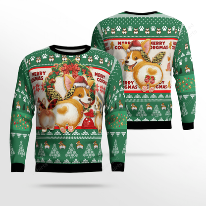 Ugly Christmas Sweater Merry Cogmas Lovely Corgi, Christmas Ugly Sweater, Christmas Gift, Gift Christmas 2024