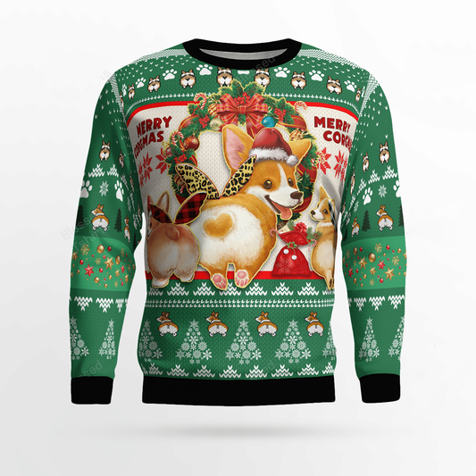 Ugly Christmas Sweater Merry Cogmas Lovely Corgi, Christmas Ugly Sweater, Christmas Gift, Gift Christmas 2024