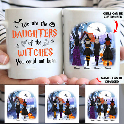 We are the daughters of the witches personalised gift customized mug coffee mugs gifts custom christmas mugs