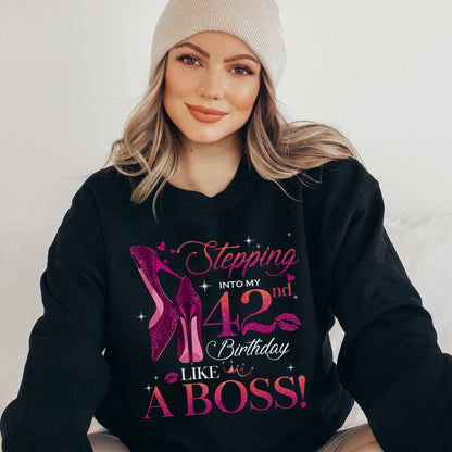 Womens Chapter 42 Fabulous Since 1981 42nd Birthday Queen Sweatshirt