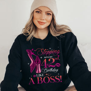 Womens Chapter 42 Fabulous Since 1981 42nd Birthday Queen Sweatshirt