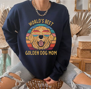 Worlds Best Golden Retriever Dog Mom Gifts Sweatshirt