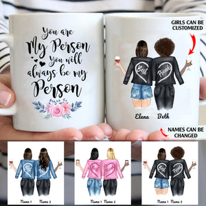 You will always be my person personalised gift customized mug coffee mugs gifts custom christmas mugs