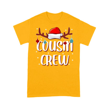 Cousin Crew Funny Christmas Family Gift Tee Shirt Gift For Christmas