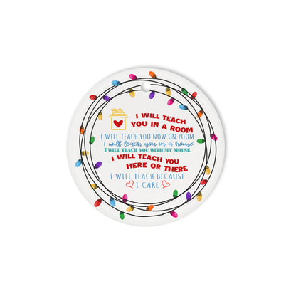 Circle Ornament (2 sided)