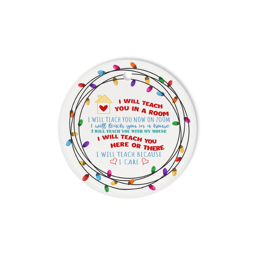 Circle Ornament (2 sided)