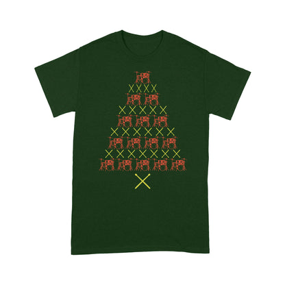 Weihnachts-Schlagzeug-Baum für Schlagzeug-Liebhaber, lustiges Weihnachts-T-Shirt, Geschenk für Weihnachten