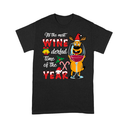 It's The Most Winederful Time Of The Year Wine Christmas  Tee Shirt Gift For Christmas